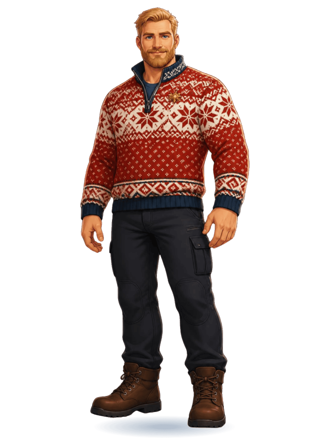 Lars Haugen β Mondosol cast, hero pose